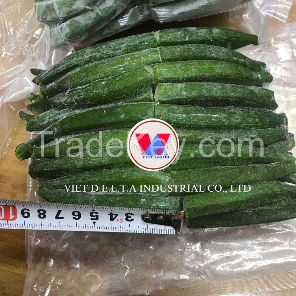 PREMIUM QUALITY FROZEN OKRA FROM VIETNAM - 100% FRESH VEGETABLES FOR MEALS