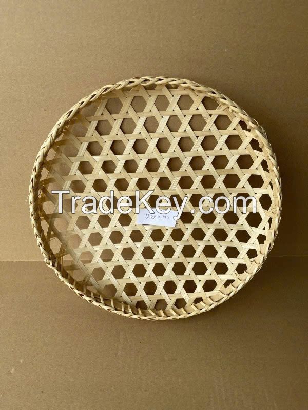 ECO-FRIENDLY BAMBOO RATTAN SERVING TRAY FOR TABLE DECORATION FROM VIETNAM FOR HOME AND RESTAURANT USE