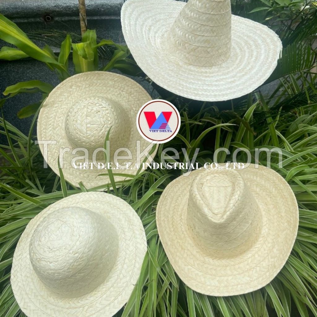 VIETNAMESE HANDMADE STRAW HAT FOR TRAVELING, BEACH, SPORTS AND FISHING