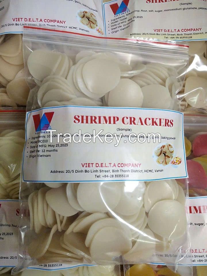 FRESH SHRIMP CRACKERS / VIETNAMESE SEAFOOD FLAVOR / MADE IN VIETNAM