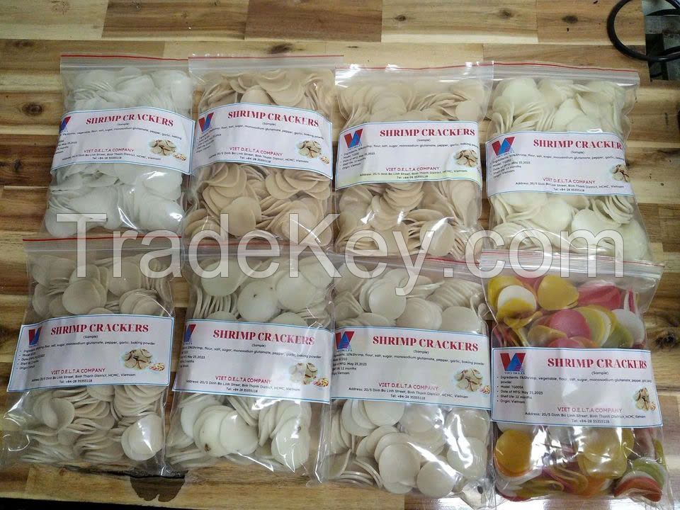 FRESH SHRIMP CRACKERS / VIETNAMESE SEAFOOD FLAVOR / MADE IN VIETNAM