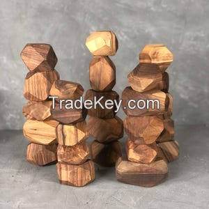 UMI ISHI WOODEN ROCK / MINIMALIST WOODEN STONE DESIGN / MADE IN VIETNAM