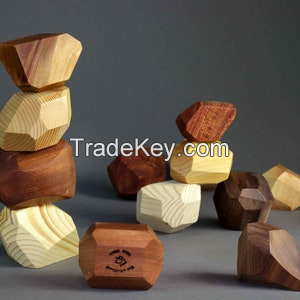 UMI ISHI WOODEN ROCK / MINIMALIST WOODEN STONE DESIGN / MADE IN VIETNAM