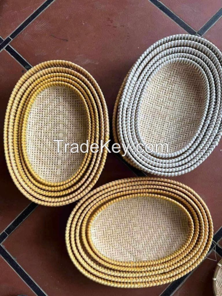 AUTHENTIC BAMBOO BASKET / NATURAL ELEGANCE FOR YOUR HOME / MADE IN VIETNAM