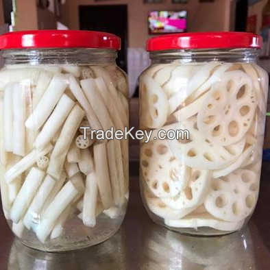 CRUNCHY LOTUS STEM / CANNED FOR CONVENIENCE / MADE IN VIETNAM