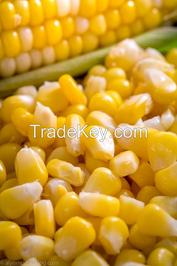 NATURAL BOUNTY FROZEN SWEET CORN KERNELS / FRESHLY HARVESTED / COST-EFFECTIVE / MADE IN VIETNAM