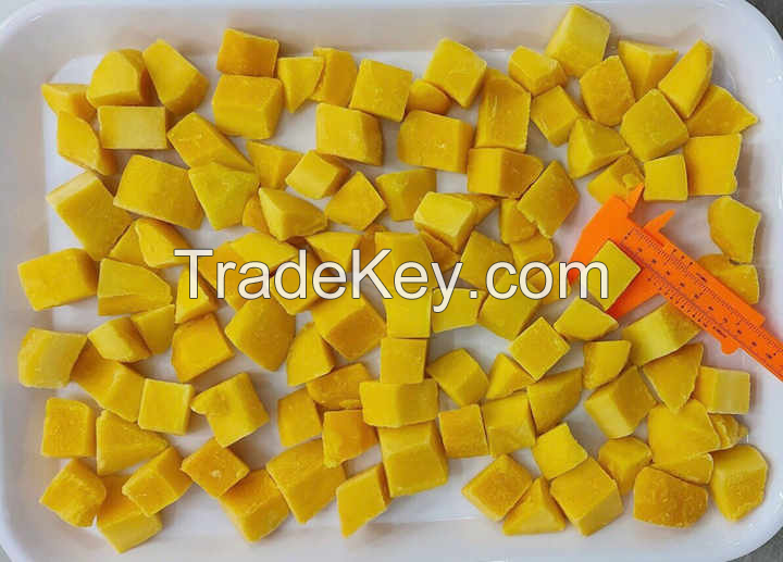 FRESH FROZEN MANGO CUBES FOR HEALTHY SNACKING / HIGH QUALITY / AFFORDABLE BULK DEAL / MADE IN VIETNAM