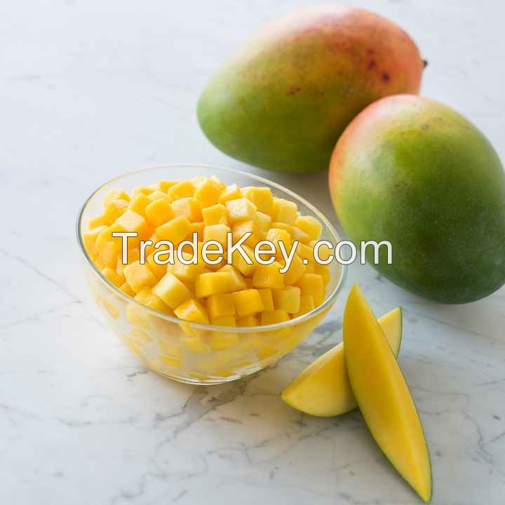 FRESH FROZEN MANGO CUBES FOR HEALTHY SNACKING / HIGH QUALITY / AFFORDABLE BULK DEAL / MADE IN VIETNAM