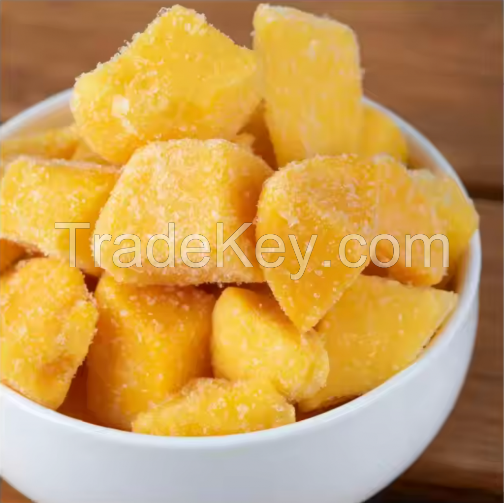 ORGANIC FROZEN MANGO CUBES FOR HEALTHY LIFESTYLES / FRESH & FLAVORFUL / BEST VALUE ONLINE / MADE IN VIETNAM