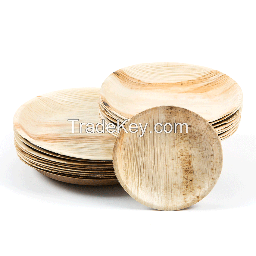 ORGANIC PALM LEAF PLATE / PERFECT FOR GREEN DINING / MADE IN VIETNAM