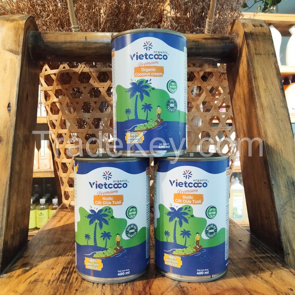 ALL-NATURAL CANNED COCONUT WATER / RICH IN ELECTROLYTES / MADE IN VIETNAM