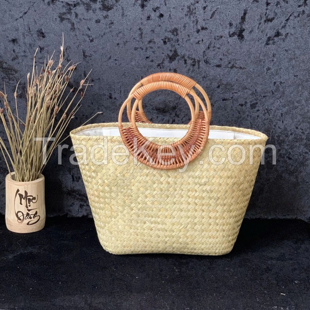 SEAGRASS BASKET BAG / NATURAL BEAUTY FOR EVERYDAY USE / MADE IN VIETNAM