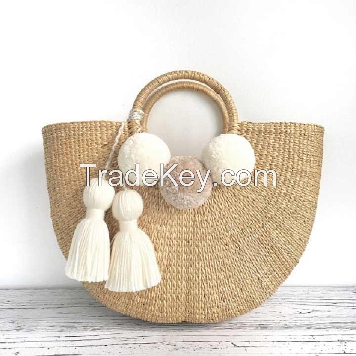 SEAGRASS BASKET BAG / NATURAL BEAUTY FOR EVERYDAY USE / MADE IN VIETNAM