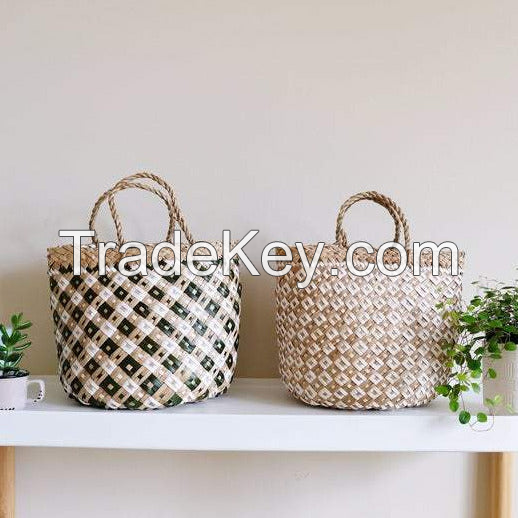 SEAGRASS BASKET BAG / NATURAL BEAUTY FOR EVERYDAY USE / MADE IN VIETNAM