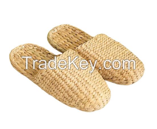 NATURAL WATER HYACINTH SLIPPERS / ECO-FRIENDLY COMFORT / MADE IN VIETNAM