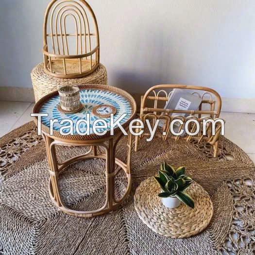 SIRENA MODERN RATTAN TABLE / ELEGANT CRAFTSMANSHIP / MADE IN VIETNAM