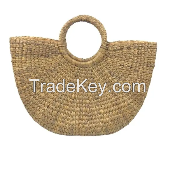 ECO WATER HYACINTH BAG / NATURAL FIBER FASHION / MADE IN VIETNAM