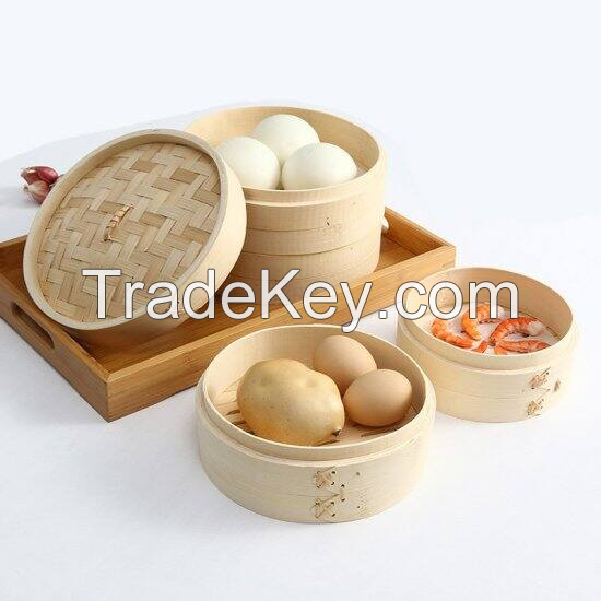 PREMIUM BAMBOO STEAMER / IDEAL FOR DIM SUM & VEGGIES / MADE IN VIETNAM