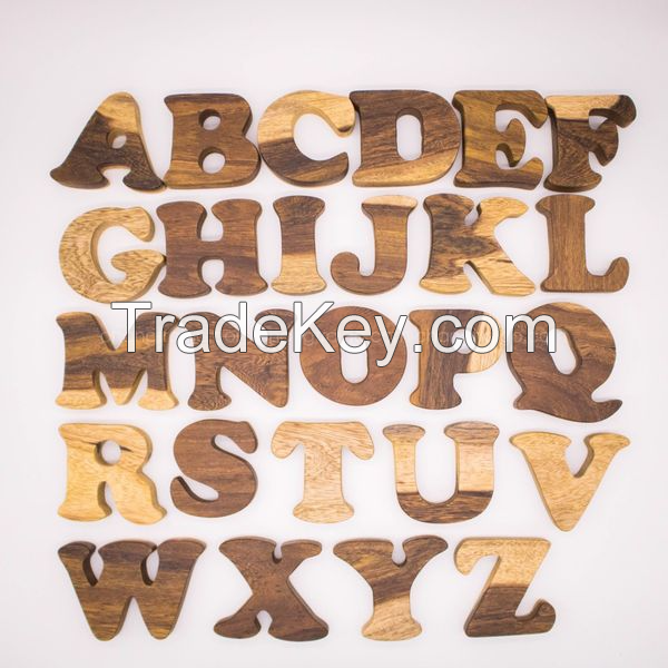 PREMIUM WOODEN ABC SET / DURABLE AND SAFE / MADE IN VIETNAM