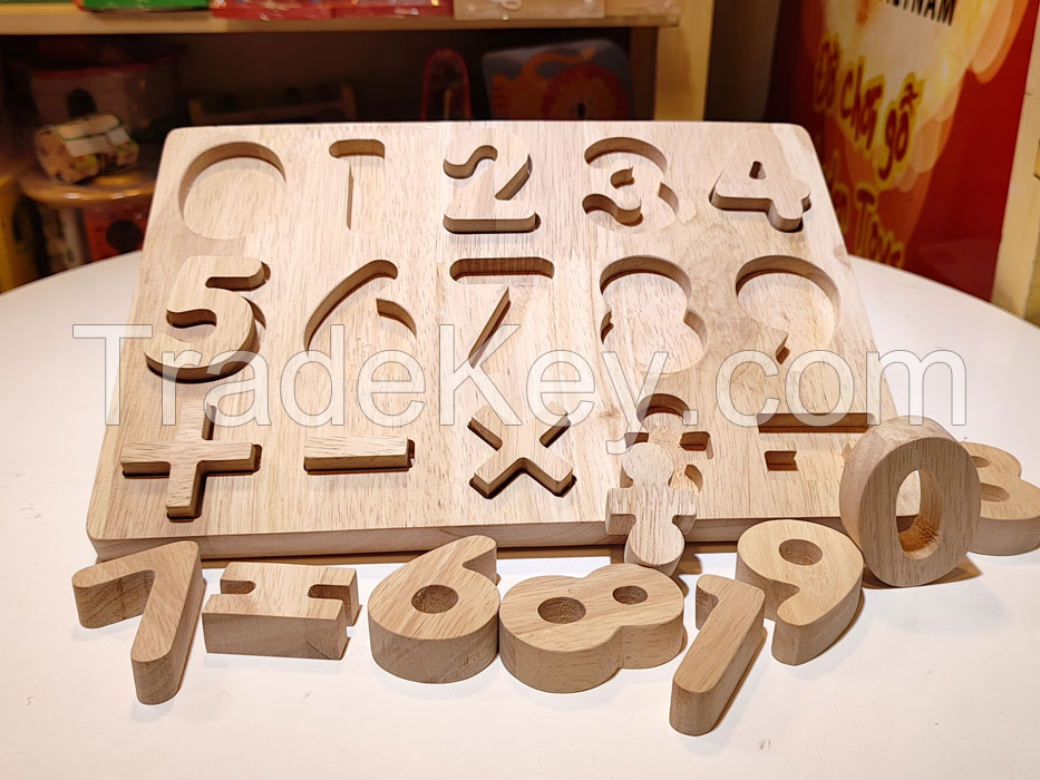 ECO-FRIENDLY WOOD ABC LETTERS / PERFECT FOR KIDS / MADE IN VIETNAM