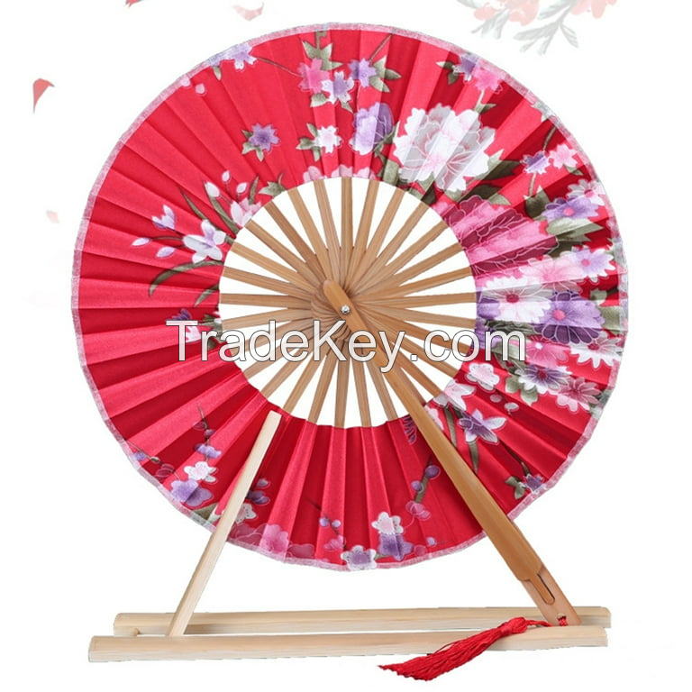 ECO BAMBOO HAND FAN / ROUND DESIGN FOR PERFECT COOLING / MADE IN VIETNAM