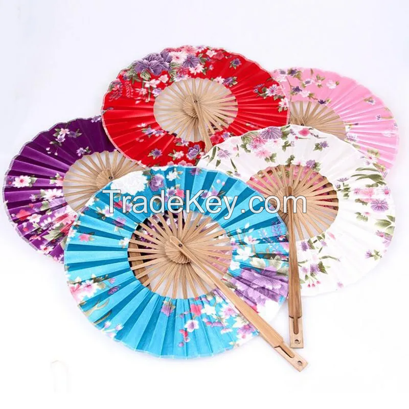 ECO BAMBOO HAND FAN / ROUND DESIGN FOR PERFECT COOLING / MADE IN VIETNAM