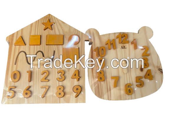 ECO-FRIENDLY WOOD ABC LETTERS / PERFECT FOR KIDS / MADE IN VIETNAM