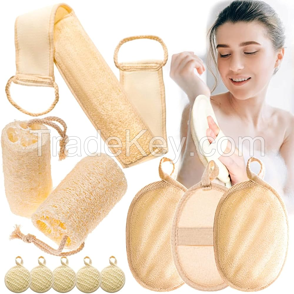 100% NATURAL LOOFAH BODY SCRUBBERS / SOFT, EFFECTIVE & DURABLE / IDEAL FOR WHOLESALE BUYERS / MADE IN VIETNAM 