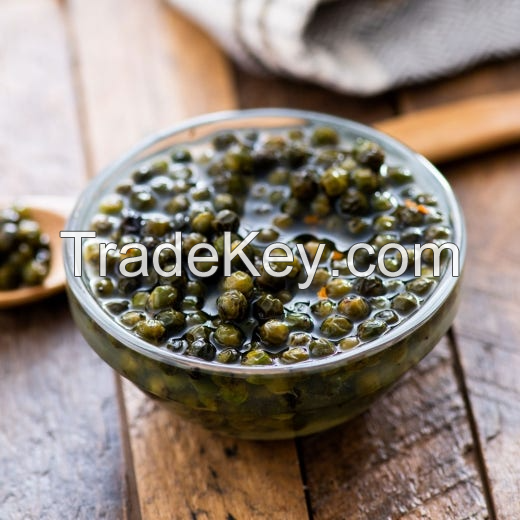 ALL-NATURAL GREEN PEPPER IN BRINE / ZESTY & AROMATIC / MADE IN VIETNAM