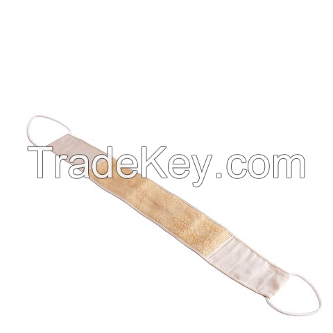 LONG-HANDLE LOOFAH BACK SCRUBBER / EASY REACH FOR A SMOOTH SHOWER / MADE IN VIETNAM