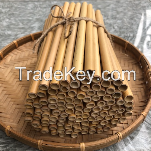 PREMIUM BAMBOO DRINKING STRAWS / REUSABLE & SUSTAINABLE / WHOLESALE DEALS AVAILABLE / MADE IN VIETNAM 