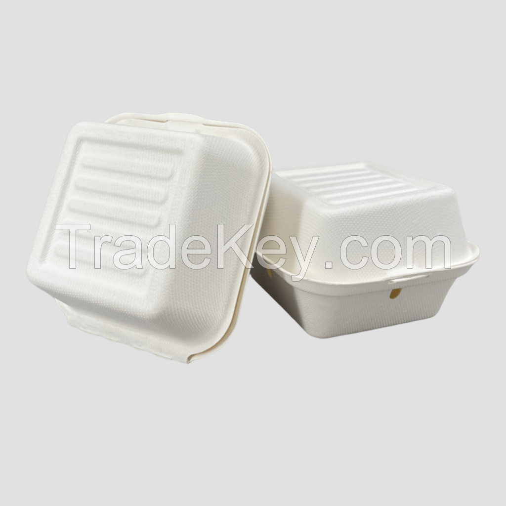 ORGANIC BAGASSE FOOD BOXES / LIGHTWEIGHT & DISPOSABLE / BULK SUPPLY AT AFFORDABLE PRICES / MADE IN VIETNAM