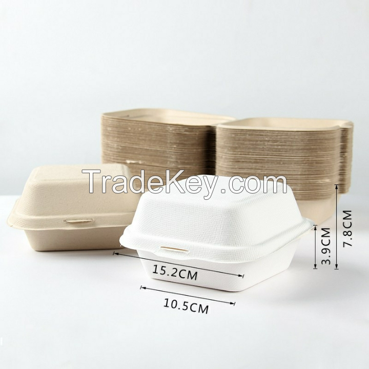 ORGANIC BAGASSE FOOD BOXES / LIGHTWEIGHT & DISPOSABLE / BULK SUPPLY AT AFFORDABLE PRICES / MADE IN VIETNAM