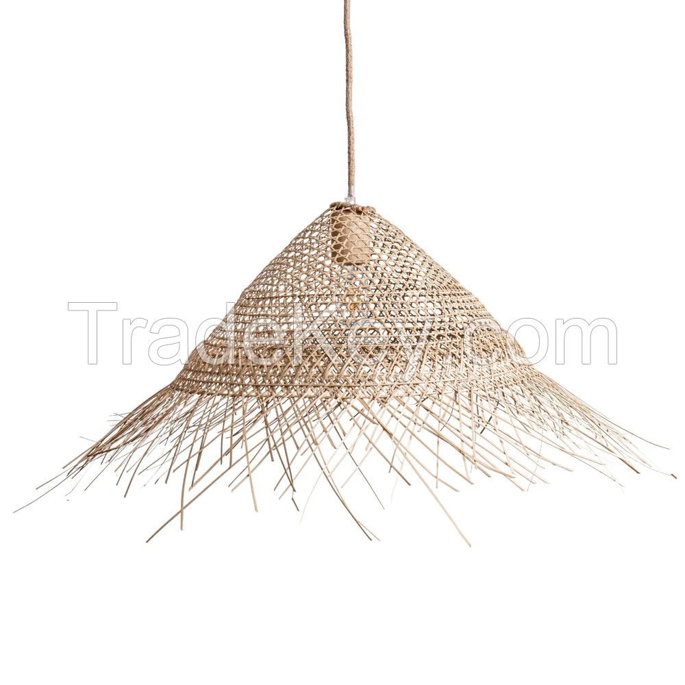 BAMBOO PENDANT LIGHT / CONICAL DESIGN FOR MODERN HOMES / MADE IN VIETNAM