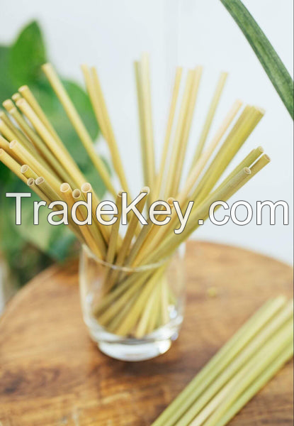 HIGH-QUALITY REED STRAWS / SMOOTH FINISH &amp; FOOD-SAFE / FACTORY-DIRECT BULK PRICING / MADE IN VIETNAM