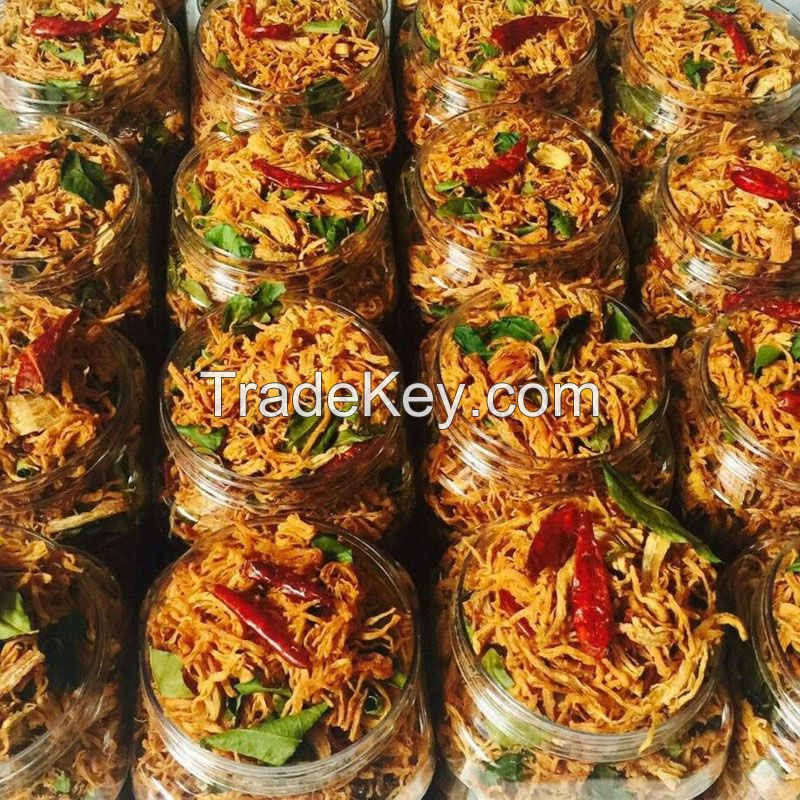 FLAVOR-PACKED DRIED CHICKEN SHREDDED / SPICY & SATISFYING / FACTORY-DIRECT BULK DEALS / MADE IN VIETNAM 