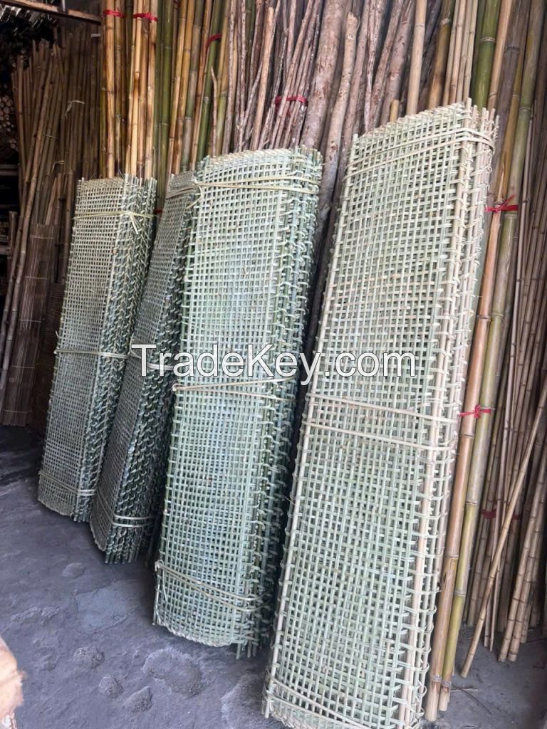 NATURAL BAMBOO WEAVING SHEET / HANDCRAFTED WITH PRECISION / MADE IN VIETNAM