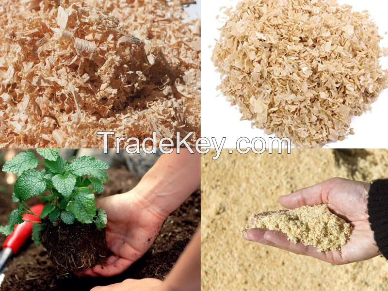 PREMIUM WOOD SAWDUST / CLEAN AND DUST-FREE FOR VERSATILE USE / MADE IN VIETNAM