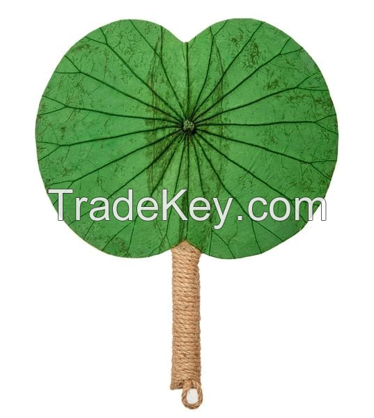 BAMBOO LOTUS HAND FAN / ARTISANAL CRAFT WITH SUSTAINABLE MATERIALS / MADE IN VIETNAM