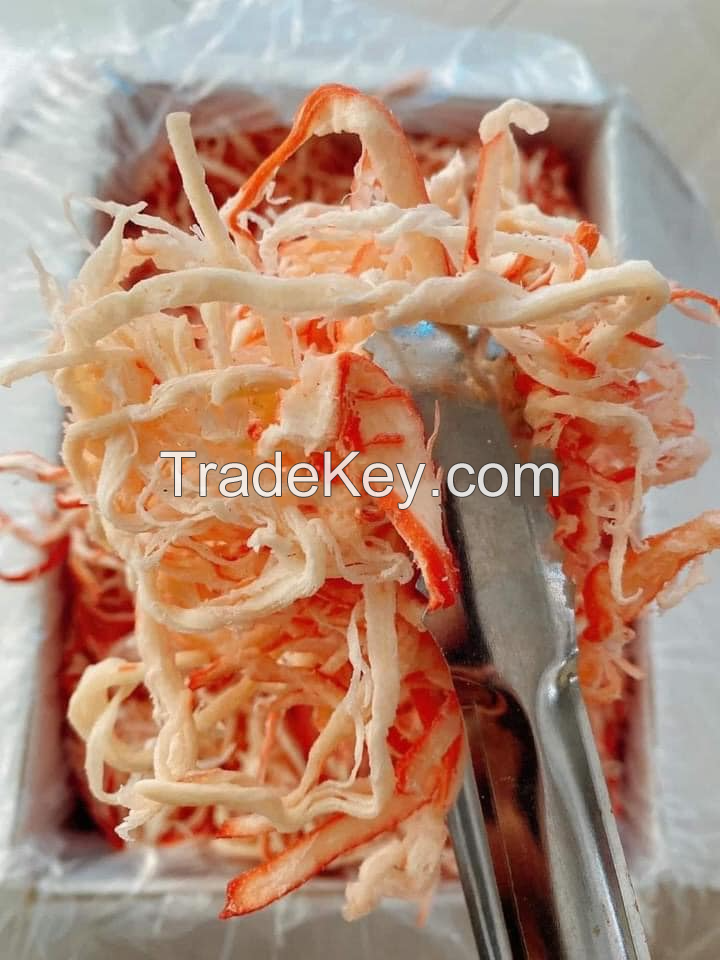 PREMIUM SEAFOOD DRIED SHREDDED SQUID / AUTHENTIC TASTE & TENDER / BEST WHOLESALE FACTORY PRICES / MADE IN VIETNAM
