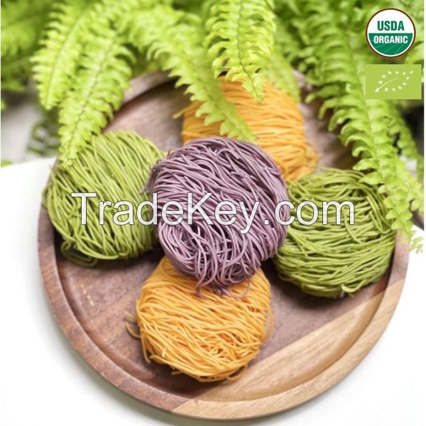 VEGAN COLORED RICE NOODLES / ALL-NATURAL DYES & SOFT TEXTURE / FACTORY-DIRECT LOW PRICES / MADE IN VIETNAM