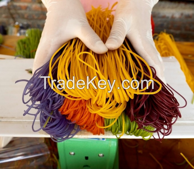 FRESH COLORED RICE NOODLES / NATURAL HUES & HANDCRAFTED QUALITY / WHOLESALE SUPPLY DEALS / MADE IN VIETNAM