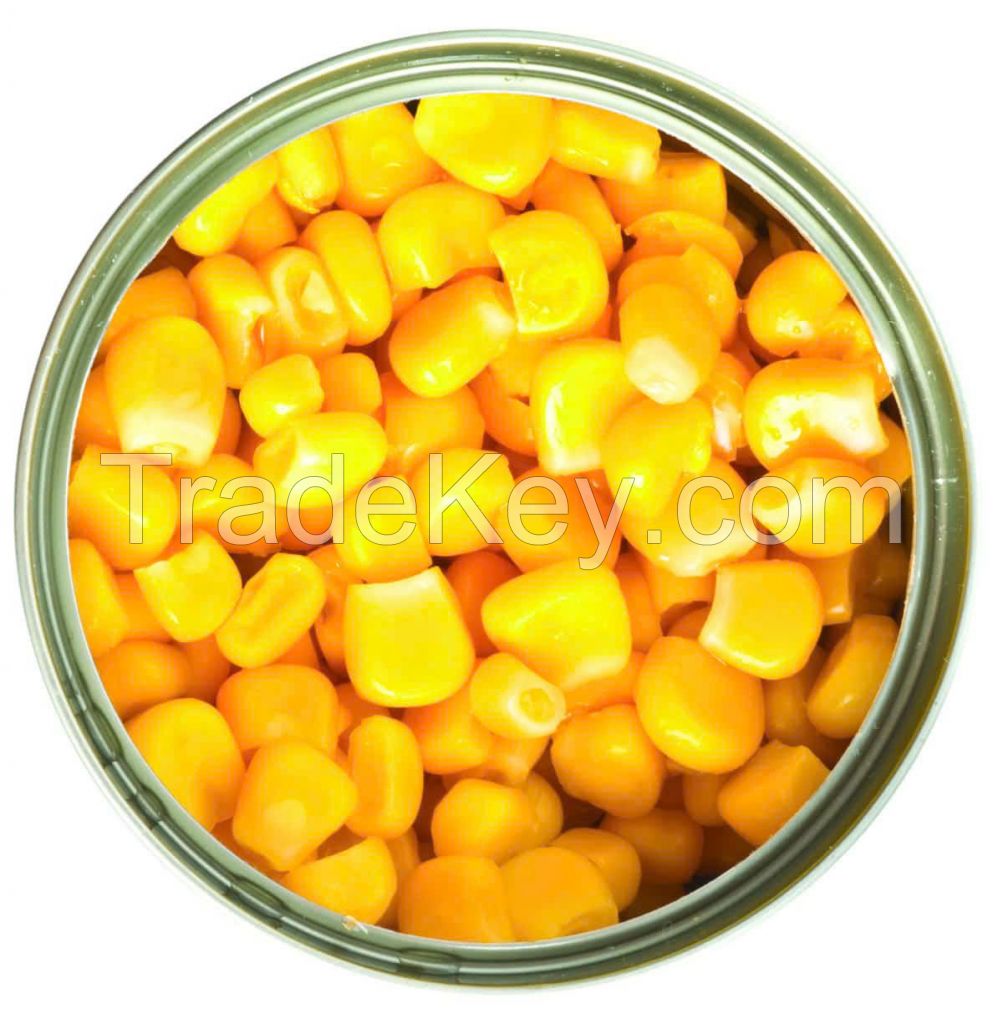 WHOLE KERNEL CANNED CORN / HARVESTED & PRESERVED / MADE IN VIETNAM