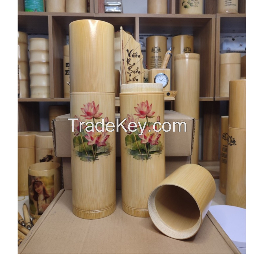 PREMIUM BAMBOO INCENSE BOX / BEAUTIFUL AND FUNCTIONAL STORAGE / MADE IN VIETNAM