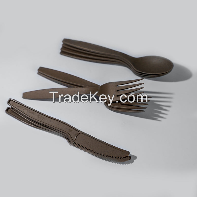 ZERO-WASTE COFFEE GROUNDS UTENSILS / BIODEGRADABLE & DURABLE / PERFECT FOR EVERYDAY USE