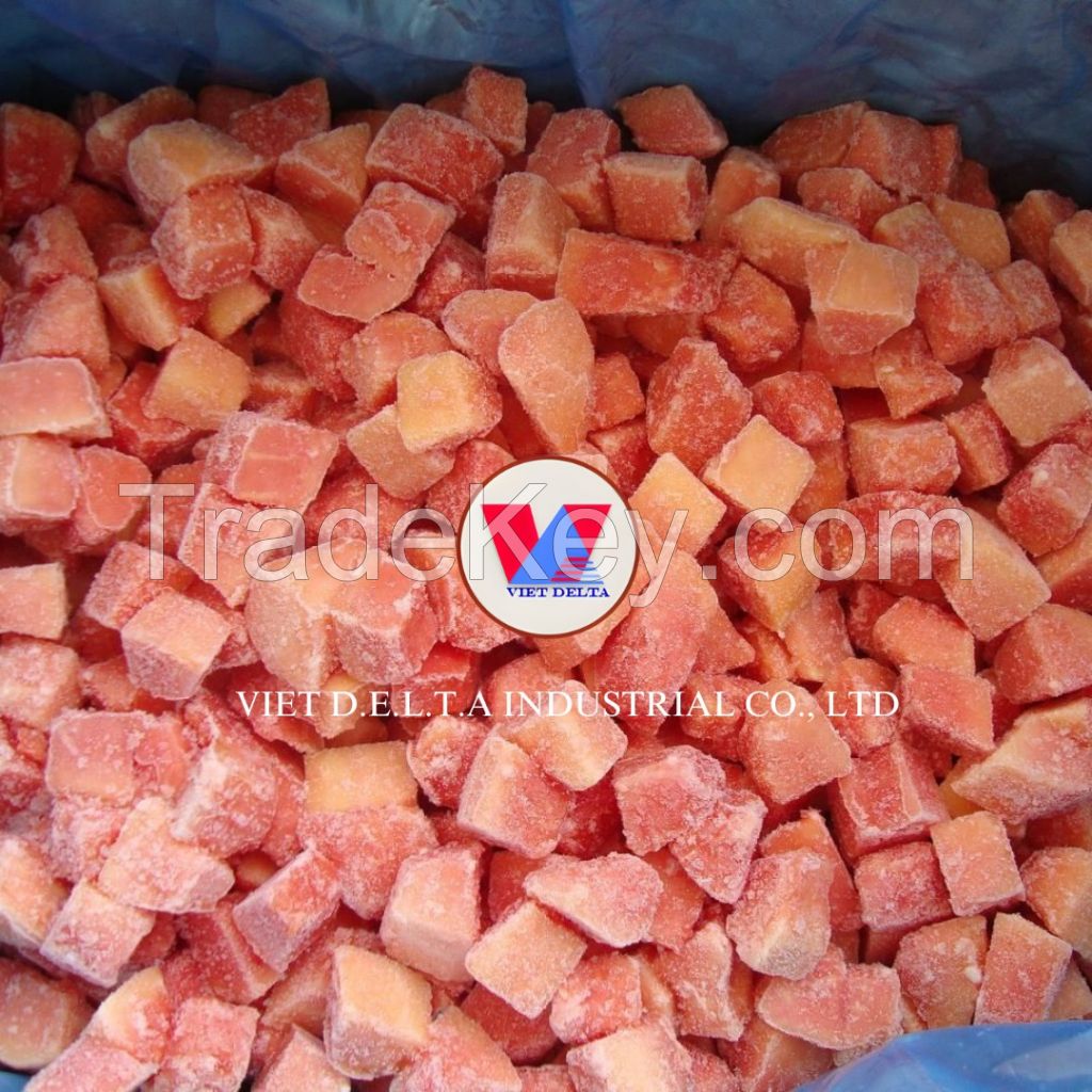 BEST FROZEN PAPAYA / SWEET TASTE / PERFECT FOR DESSERTS & HEALTHY RECIPES / MADE IN VIETNAM