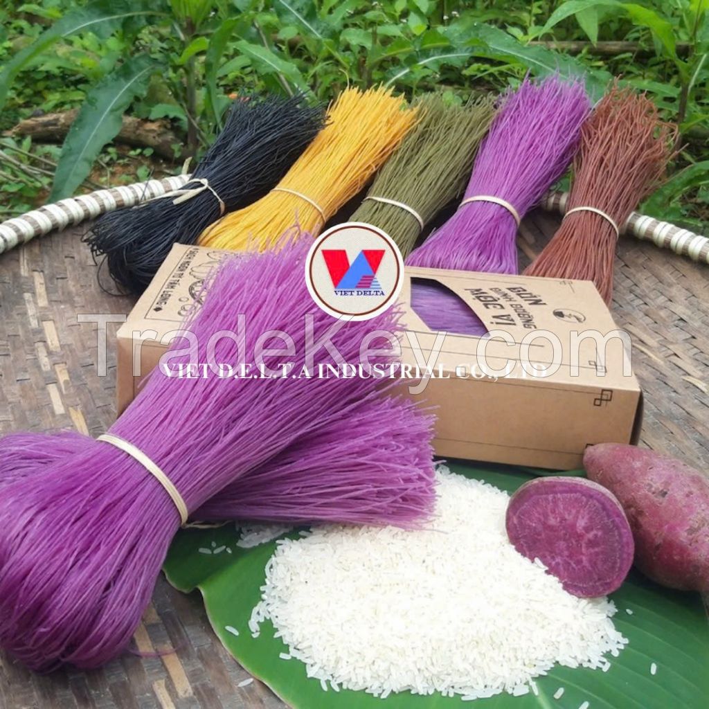 ORGANIC SWEET POTATO RICE VERMICELLI / HEALTHY & TASTY / GREAT FOR NOODLE DISHES / MADE IN VIETNAM