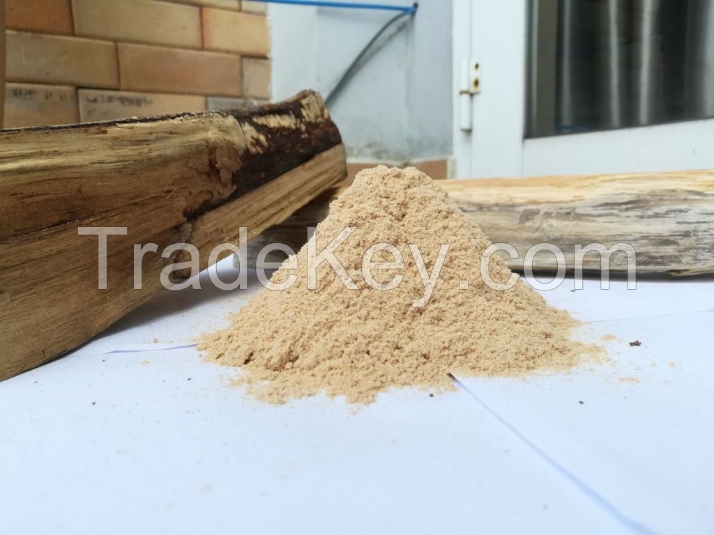 SUPERIOR RUBBER WOOD POWDER FOR WOODEN PRODUCTS / RELIABLE SOURCE / MADE IN VIETNAM