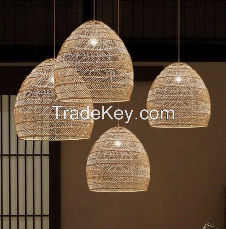 STYLISH BAMBOO PENDANT LAMP FOR A WARM GLOW / AUTHENTIC DESIGN / HIGH DURABILITY / MADE IN VIETNAM