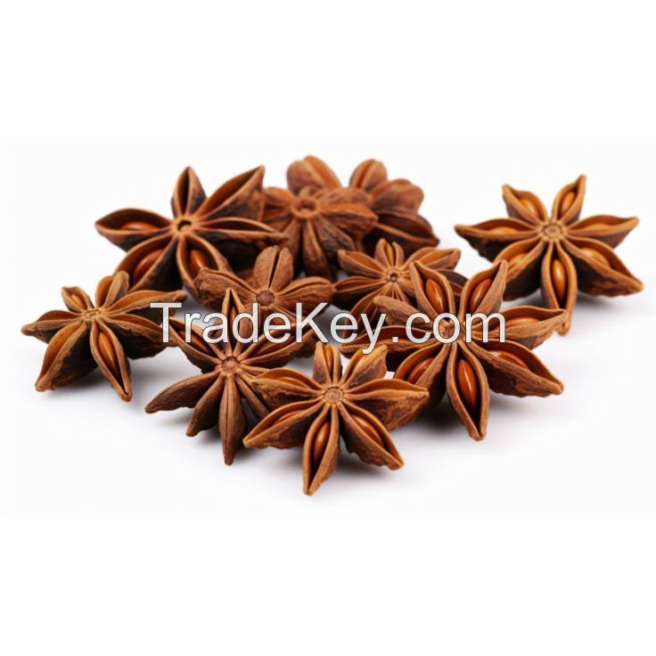 PREMIUM DRIED STAR ANISE FOR SPICES AND HERBAL TEAS / RICH FLAVOR PROFILE / 100% PURE / MADE IN VIETNAM